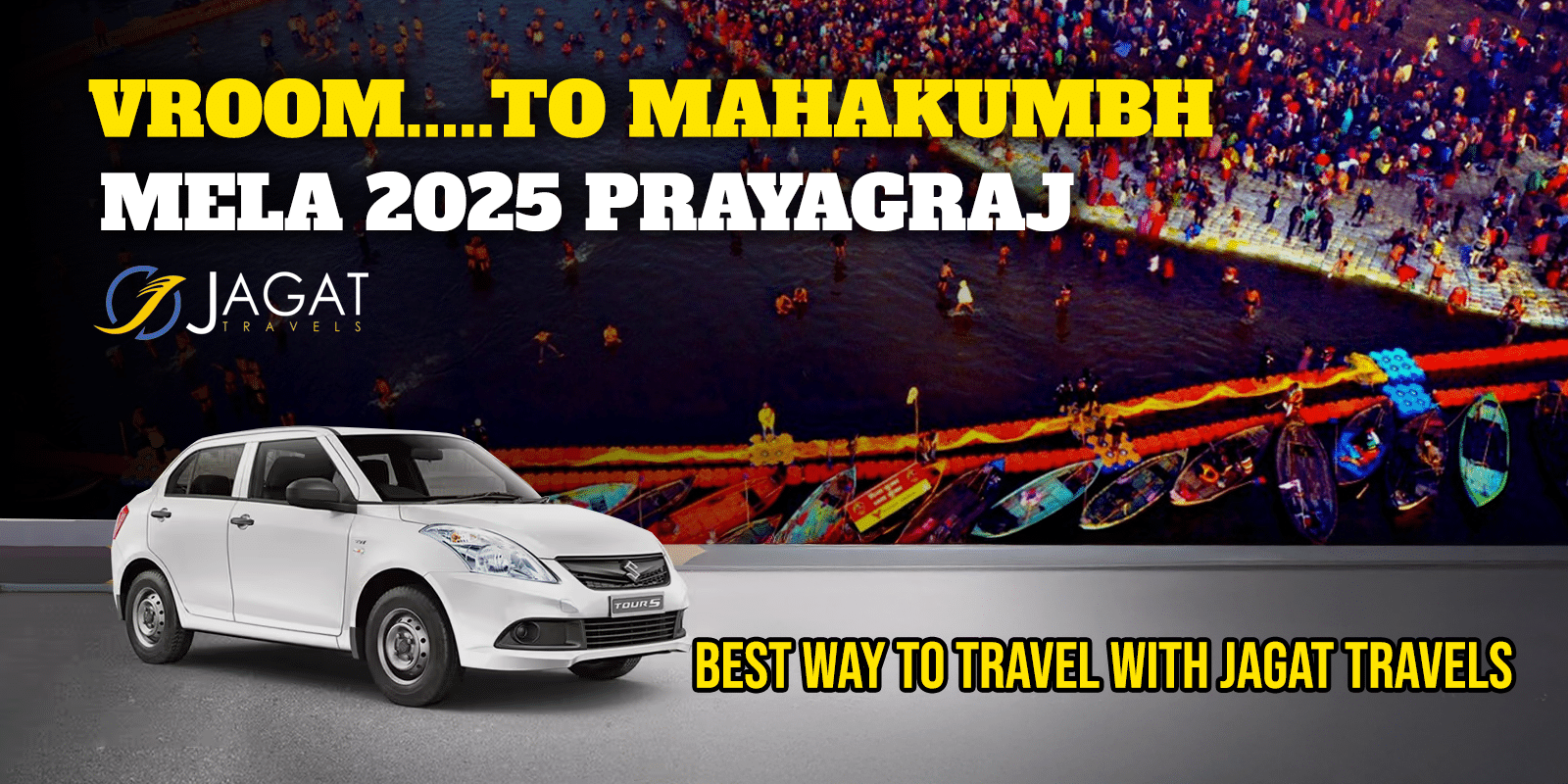 Jammu to Prayagraj Taxi for Maha Kumbh Mela